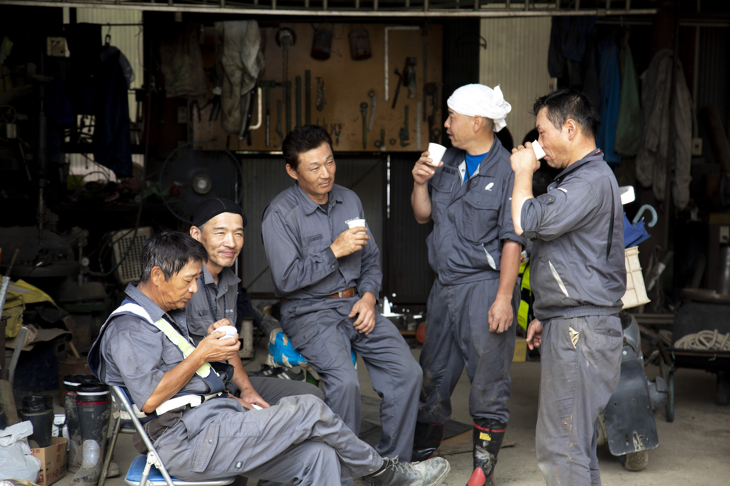 サンド社員の休憩タイム